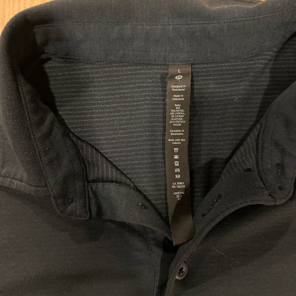 Men’s Lululemon Evolution Short-Sleeve Polo Shirt - Picture 2 of 3